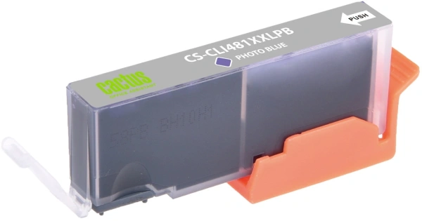 Картридж струйный Cactus CS-CLI481XXLPB фото голубой (12мл) для Canon Pixma TS8140/TS9140