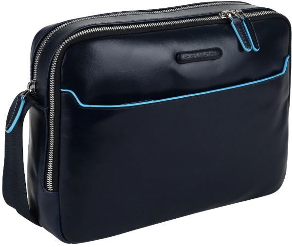Сумка-мессенджер Piquadro Blue Square CA5086B2/BLU2 темно-синий натур.кожа