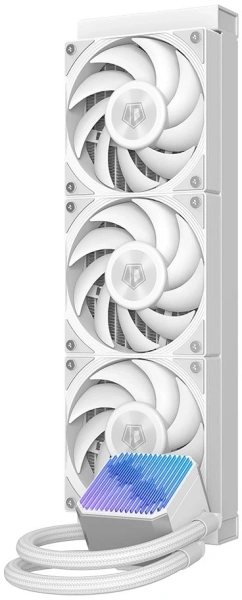 Система водяного охлаждения ID-Cooling DX360 Max Soc-AM5/AM4/1200/1700/1851 белый 4-pin 32.5dB Al+Cu 350W Ret (DX360 MAX WHITE)