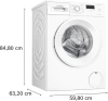 Стиральная машина Bosch Serie 2 WGE02400SN пан.англ. класс: A загр.фронтальная макс.:7кг белый