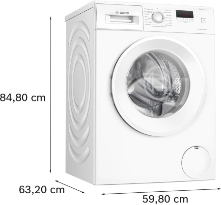 Стиральная машина Bosch Serie 2 WGE02400SN пан.англ. класс: A загр.фронтальная макс.:7кг белый