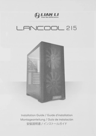 Корпус Lian-Li Lancool 215 белый без БП ATX 2x120mm 2x140mm 2xUSB3.0 1xUSB3.1 audio bott PSU