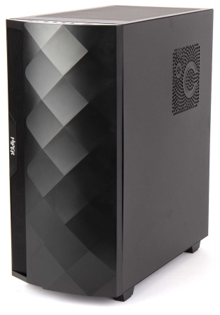 Корпус Hiper DCB черный без БП ATX 5x120mm 5x140mm 1xUSB2.0 1xUSB3.0 audio bott PSU