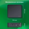 Неттоп Digma Mini Office Cel N4020/4Gb/SSD128Gb UHDG 600/W11Pro/черный