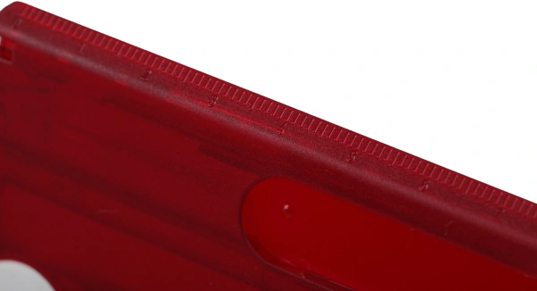 Швейцарская карта Victorinox SwissCard Lite (0.7300.T) красный полупрозрачный коробка подарочная