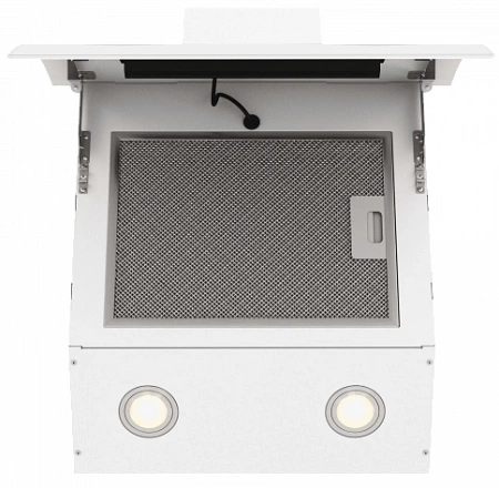 Вытяжка каминная Elikor Wave WH 50 белый управление: сенсорное (1 мотор)