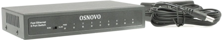 Коммутатор Osnovo SW-10800 2xКомбо(1000BASE-T/SFP) неуправляемый