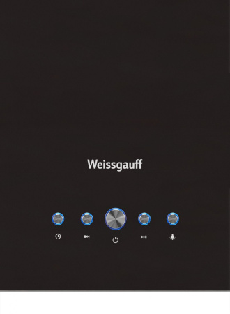 Вытяжка каминная Weissgauff Irida черный управление: кнопочное (1 мотор)