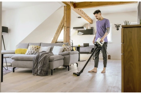 Пылесос ручной Karcher VC 4 Cordless myHome Car 140Вт белый/черный