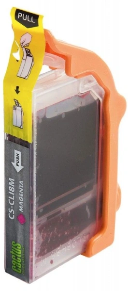 Картридж струйный Cactus CS-CLI8M пурпурный (12мл) для Canon Pixma MP470/MP500/MP510/MP520/MP530/MP600/MP800/MP810/MP830/MP970/iP3300/iP3500/iP4200/iP5200/iP5300/iP6600D/iP6700D/MX700/MX850/iX4000/iX5000/Pro9000/9000Mark II