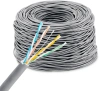 Кабель сетевой KingPrice KP-utp-c5e-0.5mm-cca-305m 1Гбит/с UTP 4 пары cat.5E solid 0.5мм CCA 305м серый