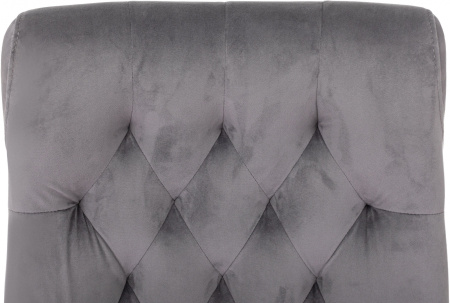 Кресло руководителя Бюрократ T-9928SL Fabric серый Italia 26 крестов. металл хром