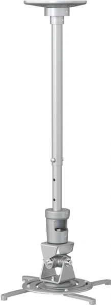 Кронштейн для проектора Cactus CS-VM-PR01L-AL серебристый макс.10кг потолочный поворот и наклон