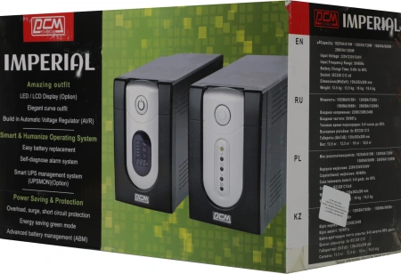 Источник бесперебойного питания Powercom Imperial IMD-2000AP 1200Вт 2000ВА черный