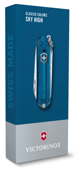 Нож перочинный Victorinox Classic Sky High (0.6223.T61G) 58мм 7функц. карт.коробка