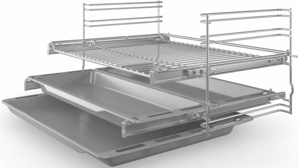 Духовой шкаф Электрический Bosch HIJ517YS0R нержавеющая сталь/черный