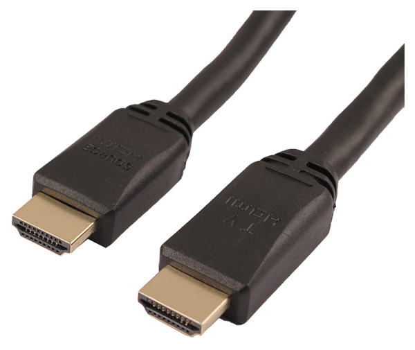Кабель аудио-видео LAZSO WH-111 HDMI (m)/HDMI (m) 25м. позолоч.конт. черный (WH-111(25M))