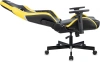 Кресло игровое Knight Thunder 5X черный/желтый эко.кожа крестов. металл