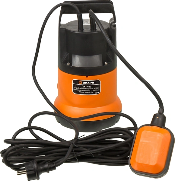 Насос центробежный Вихрь ДН-400 400Вт 11300л/час (68/2/1)