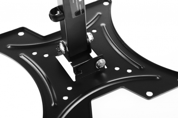 Кронштейн для телевизора Buro FL1S черный 20"-48" макс.15кг настенный поворотно-выдвижной и наклонный