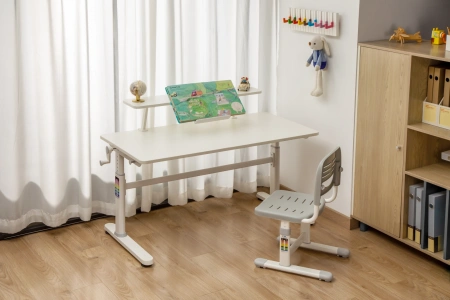 Стол детский Cactus CS-KD01-LBL столешница МДФ голубой 100x80x60см