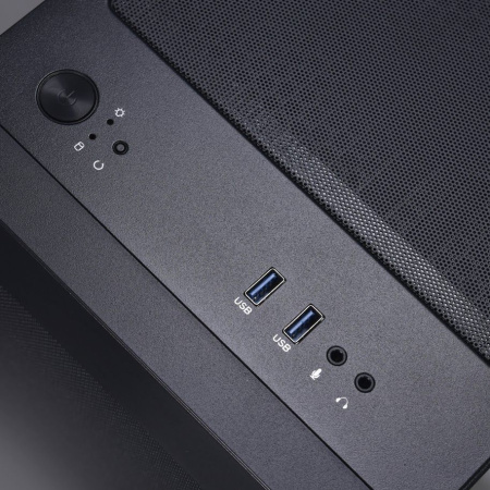 Корпус Lian-Li Lancool 205M Mesh черный без БП ATX 3x120mm 2x140mm 2xUSB3.0 audio bott PSU