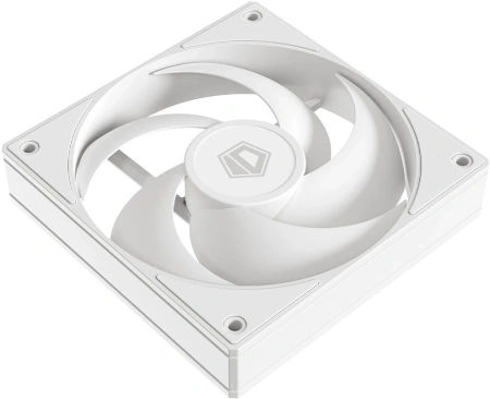 Вентилятор для корпуса ID-Cooling AS-120-W 120х120x25 белый 4-pin 27.2дБ Ret