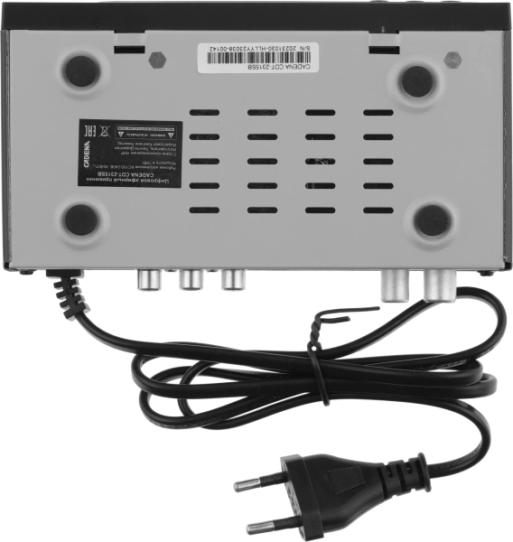 Ресивер DVB-T2 Cadena CDT-2315SB черный