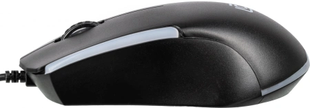 Мышь Оклик 245M черный оптическая (1000dpi) USB (3but)