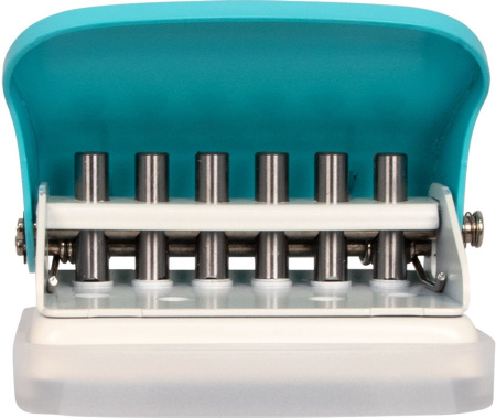Дырокол Kw-Trio 099H9 макс.:5лист. пластик бирюзовый отв.:6