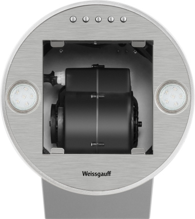 Вытяжка каминная Weissgauff Tubus 700 PB IX нержавеющая сталь управление: кнопочное (1 мотор)