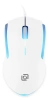 Мышь Оклик 245M белый оптическая (1000dpi) USB (3but)