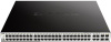 Коммутатор D-Link DGS-1210-52MP/F (L2) 48x1Гбит/с 4xКомбо(1000BASE-T/SFP) 4SFP 48PoE 370W настраиваемый