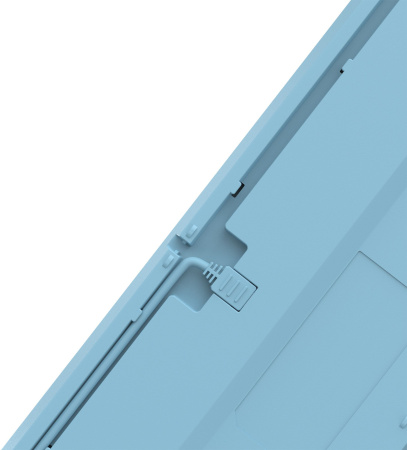 Клавиатура A4Tech Fstyler FS300 механическая белый/синий USB for gamer LED (FS300 PANDA SNOWBOARDING