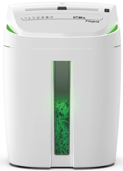 Шредер Kobra C4-Hybrid E/S серый (секр.P-4)/перекрестный/15лист./40лтр./скрепки/скобы/пл.карты/CD