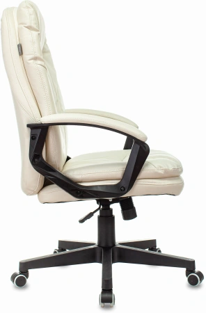 Кресло руководителя Бюрократ CH-868N слоновая кость OR-10 эко.кожа крестов. пластик