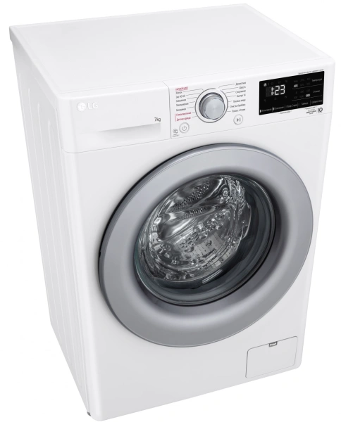 Стиральная машина LG F2V3HS4W класс: A загр.фронтальная макс.:7кг белый инвертер