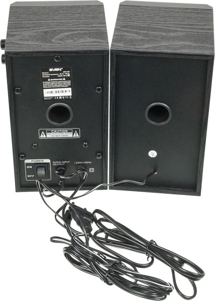 Колонки Sven SPS-619 2.0 черный 20Вт