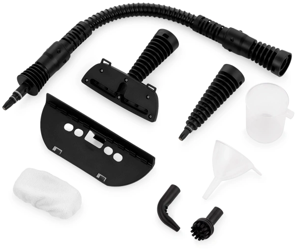 Пароочиститель ручной Kitfort КТ-9170-1 1050Вт черный/малиновый