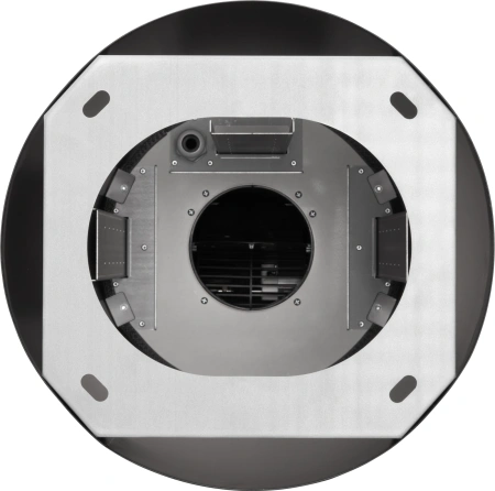 Вытяжка каминная Weissgauff Tubus 1406 Island черный управление: кнопочное (1 мотор)