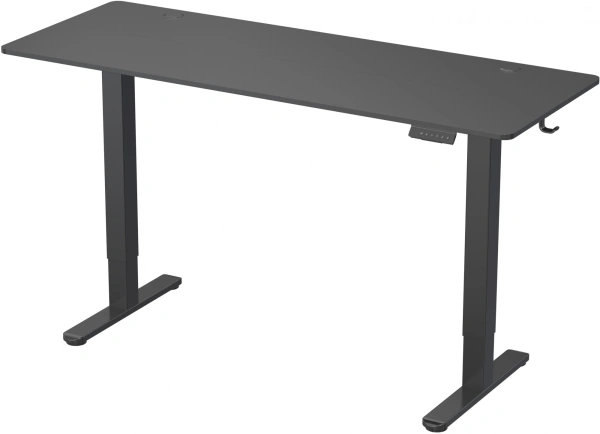 Стол для компьютера Cactus CS-EDL-BBK столешница ДСП черный каркас черный 120x71x60см