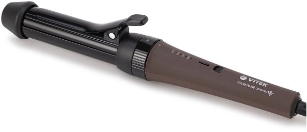 Щипцы Vitek VT-2521 70Вт разноцветный макс.темп.:210С покрытие:титаново-турмалиновое