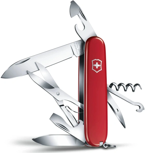 Нож перочинный Victorinox Climber (1.3703) 91мм 14функц. красный карт.коробка