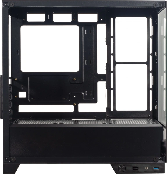 Корпус Formula Crystal Z1M черный без БП mATX 7x120mm 1xUSB2.0 1xUSB3.0 audio bott PSU