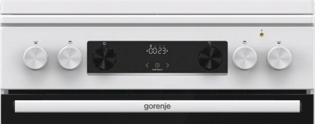 Плита Комбинированная Gorenje GKS6C71WF белый (металлическая крышка) реш.чугун