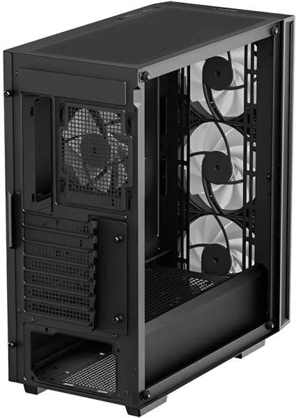 Корпус Deepcool Matrexx 55 V4 черный без БП ATX 7x120mm 2x140mm 2xUSB3.0 audio bott PSU
