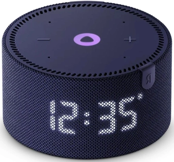 Умная колонка Yandex Станция Мини с часами Алиса синий 10W 1.0 BT 10м (YNDX-00020B)