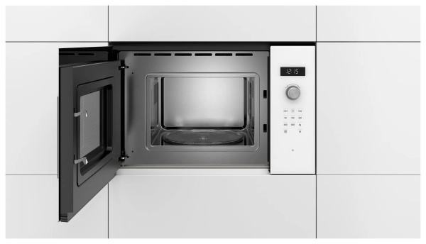 Микроволновая печь Bosch BFL524MW0 20л. 800Вт белый (встраиваемая)
