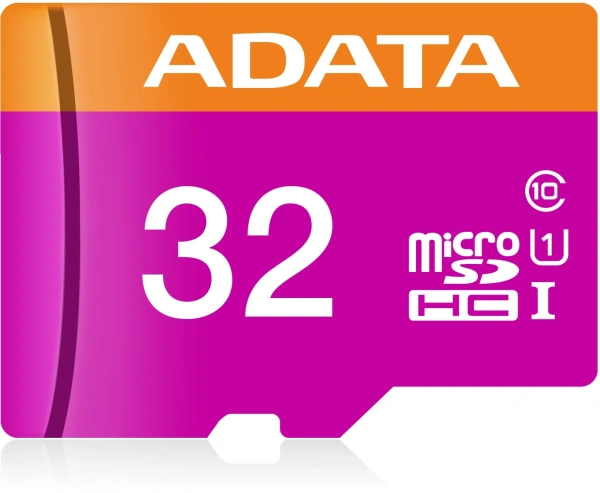 Флеш карта microSDHC 32Gb Class10 A-Data AUSDH32GUICL10-RA1 + adapter