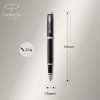 Ручка перьев. Parker IM Core F321 (CW1931644) Black CT F сталь нержавеющая подар.кор.